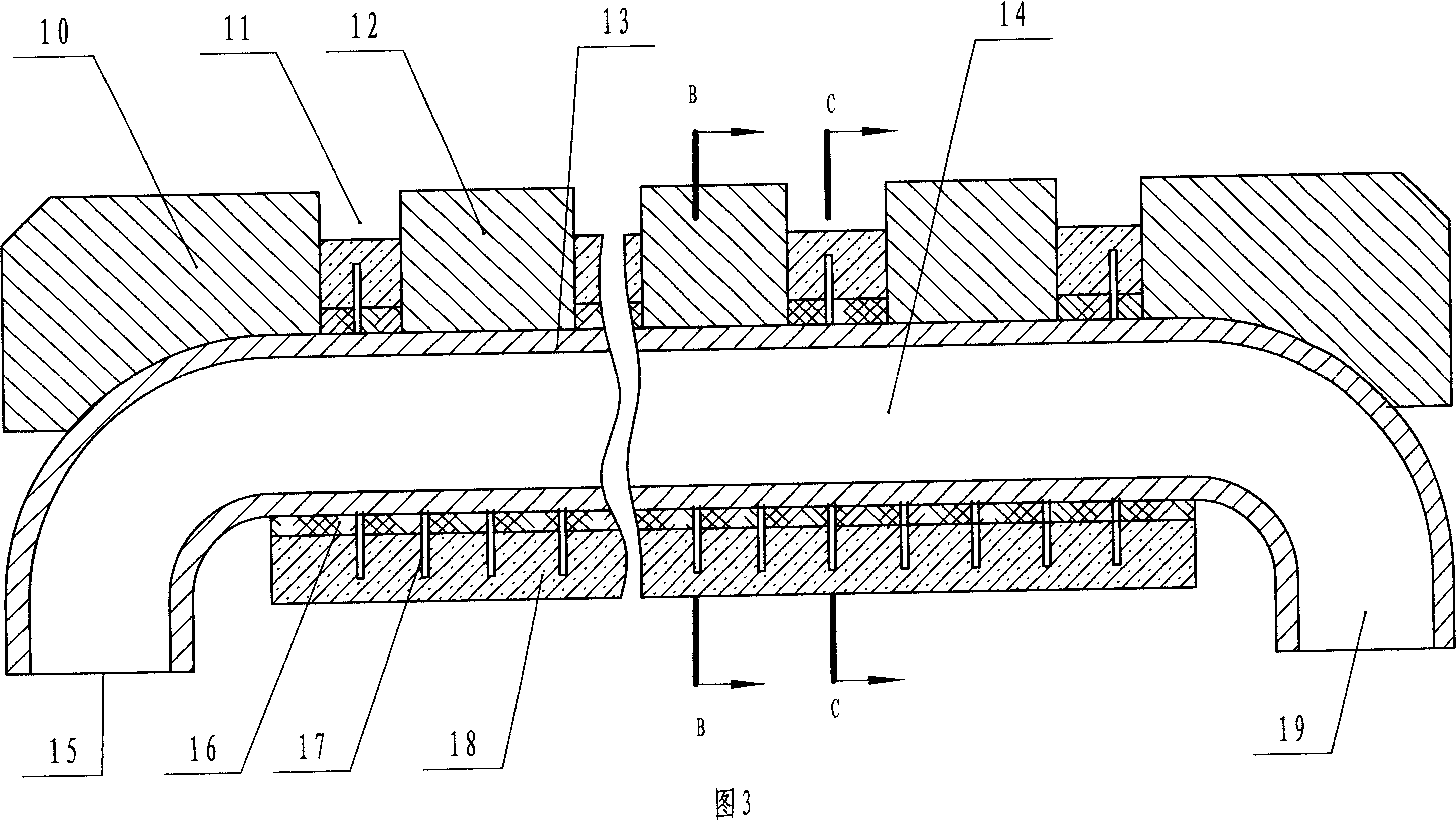 Walking beam changing method of step-by-steep heating furnace