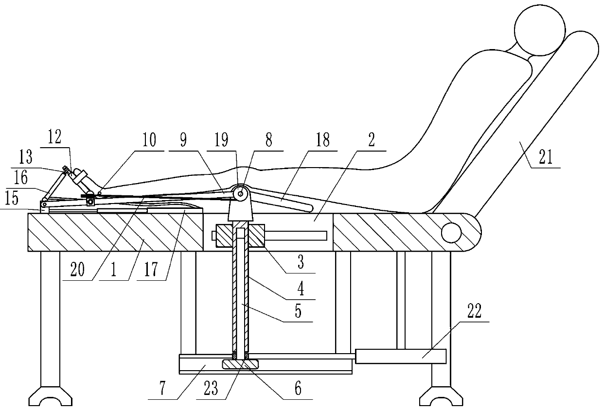 Leg joint rehabilitation device