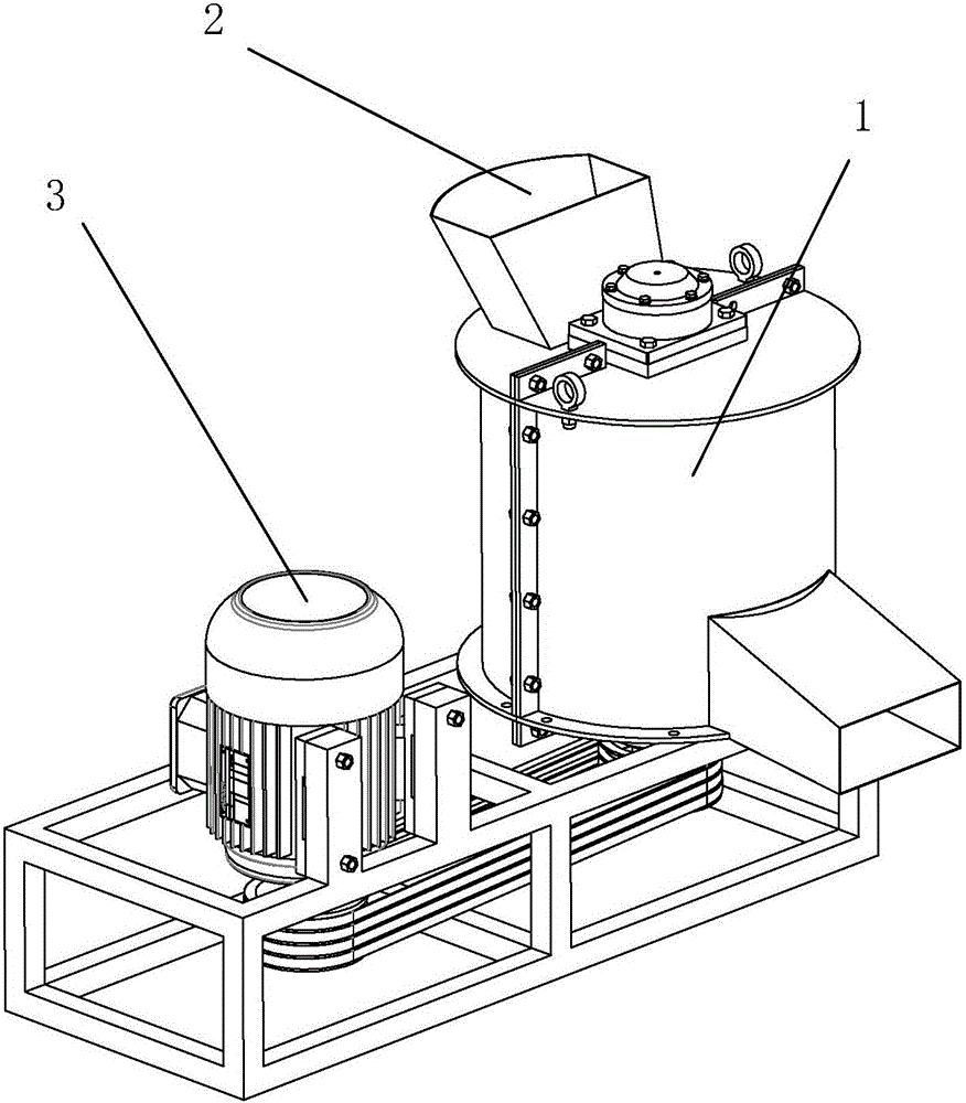 Straw crushing machine