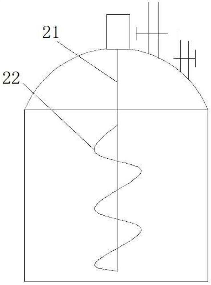 Polyester fiber screen mesh production device