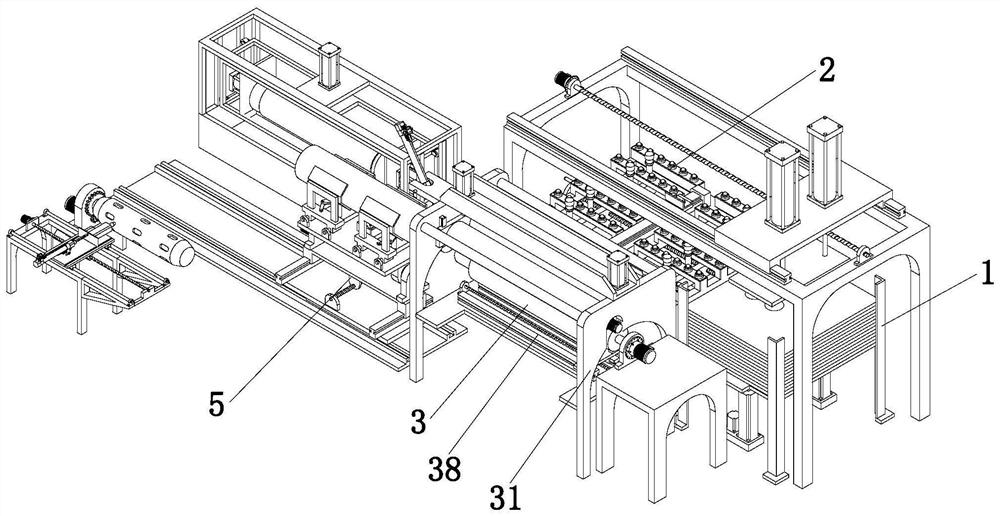 The stitching leak testing mechanism and process of the solar water heater tank liner rolling leak testing machine