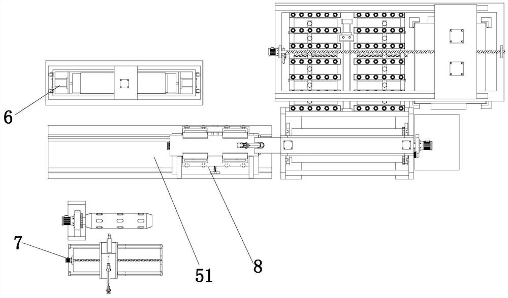 The stitching leak testing mechanism and process of the solar water heater tank liner rolling leak testing machine