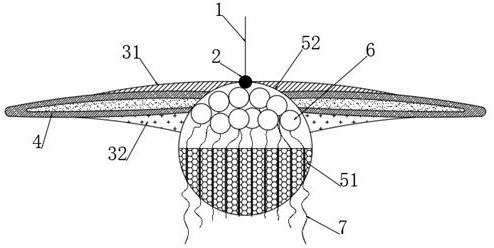 Magnetic sinking type efficient sedimentation sewage treatment method