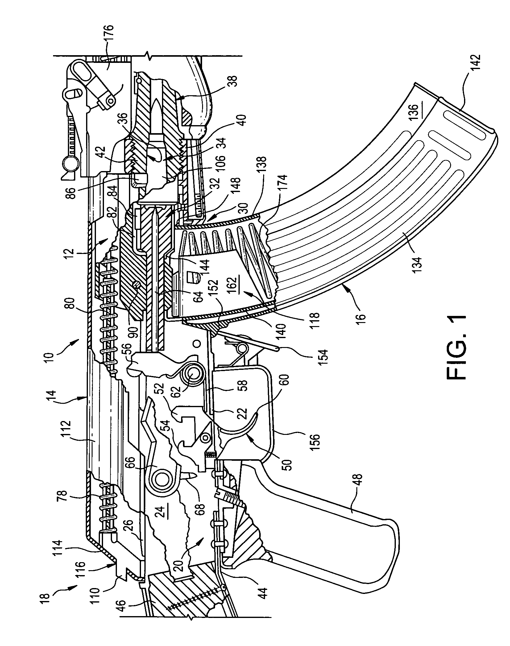 Firearm bolt locking mechanism