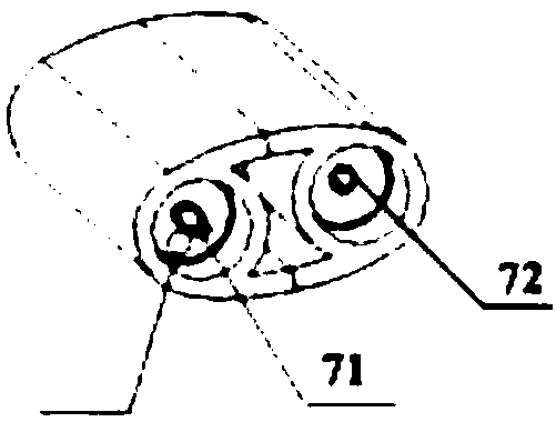 A hinge structure with a signal transmission line