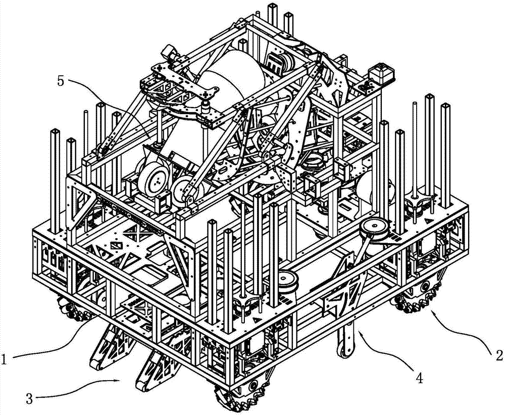 Movable robot for complex terrains