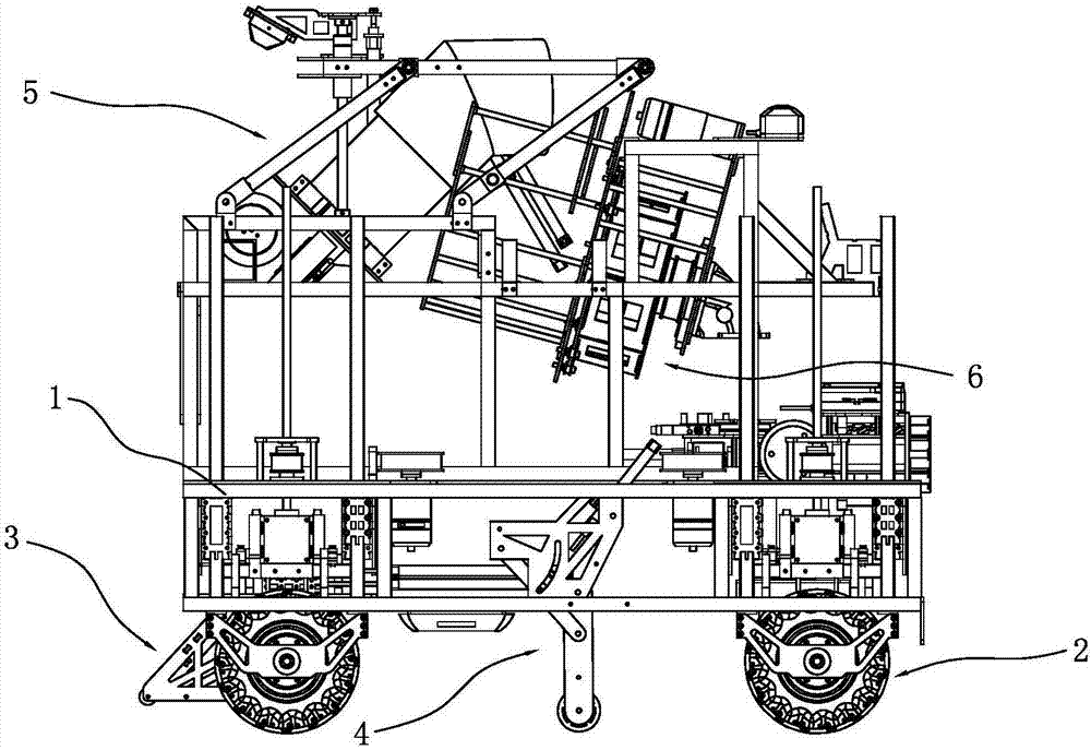 Movable robot for complex terrains