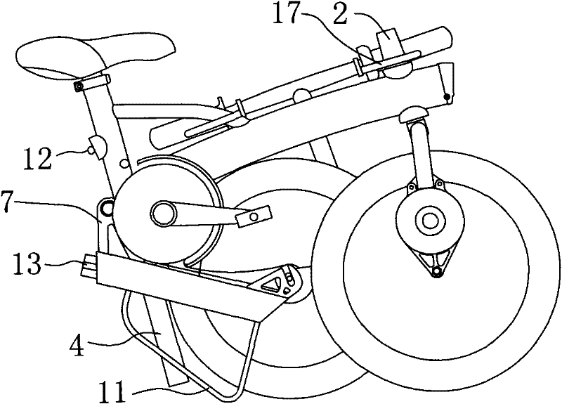 Folding bicycle