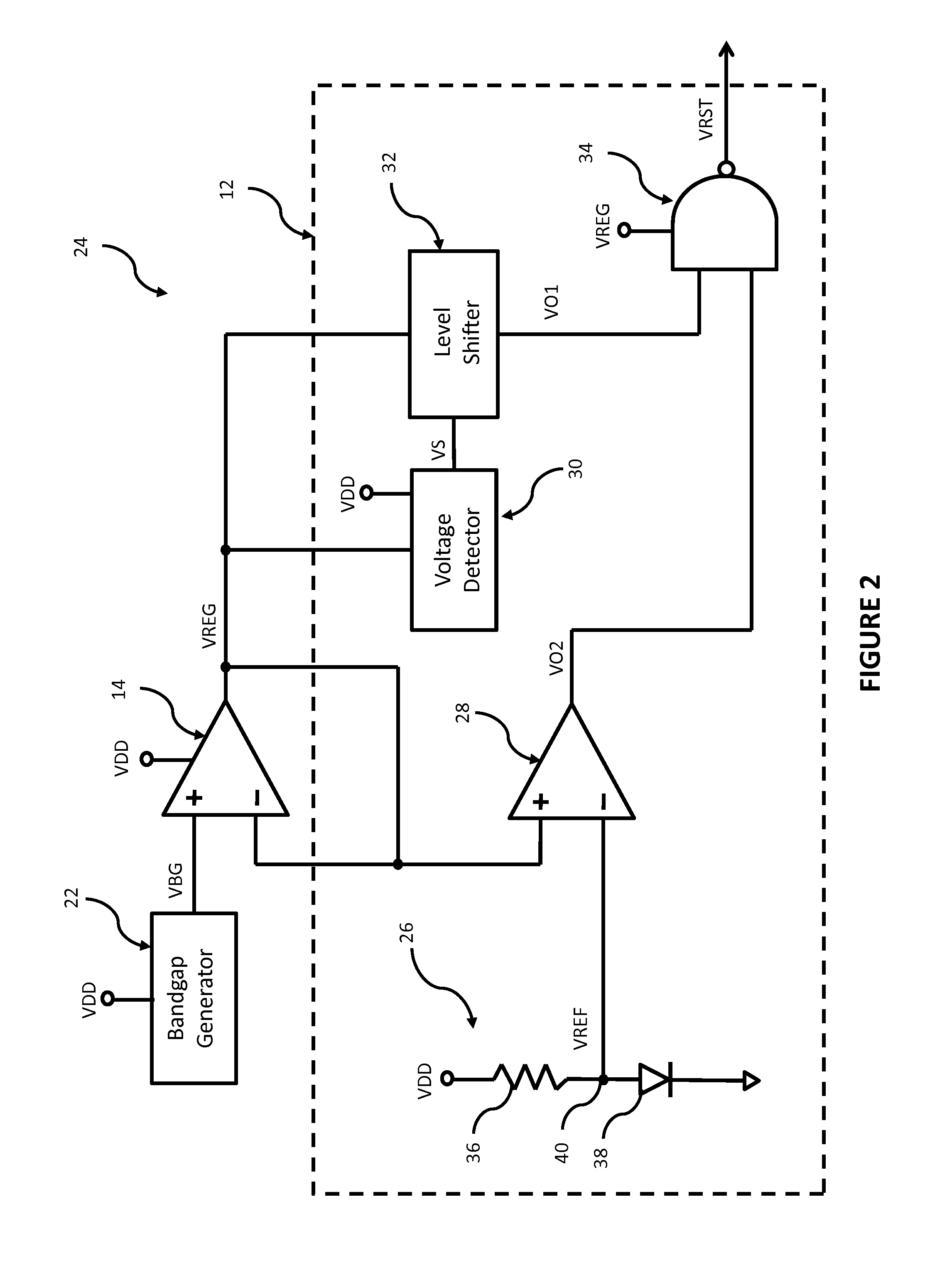 Method and apparatus for power-up detection for an electrical monitoring circuit