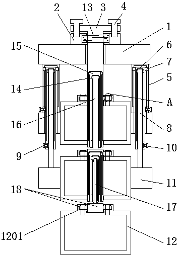 Stratified sampling device for water quality monitoring and usage method