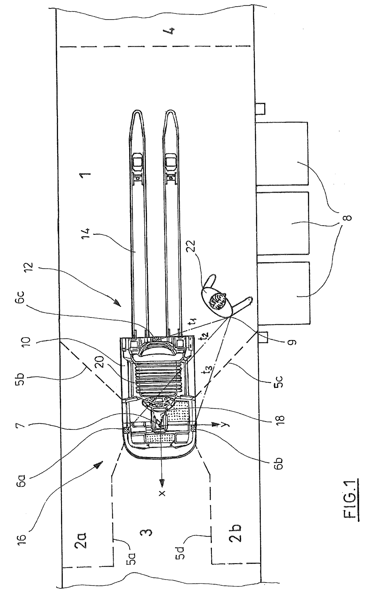 Industrial truck and method for controlling an industrial truck