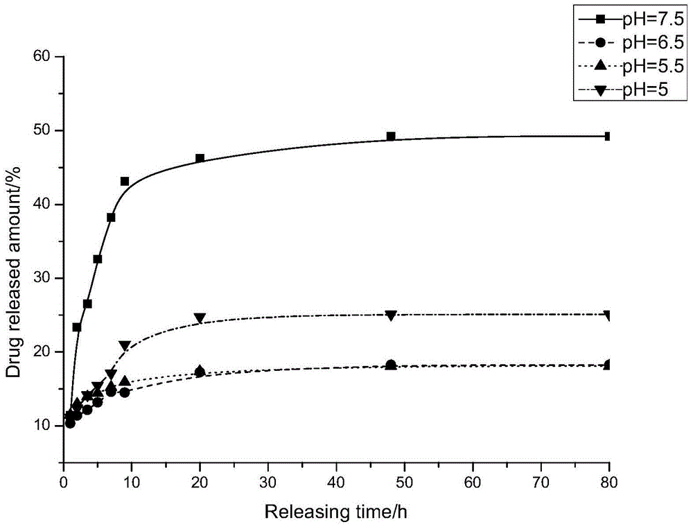 Injectable nano-composite hydrogel having pH sensitive property