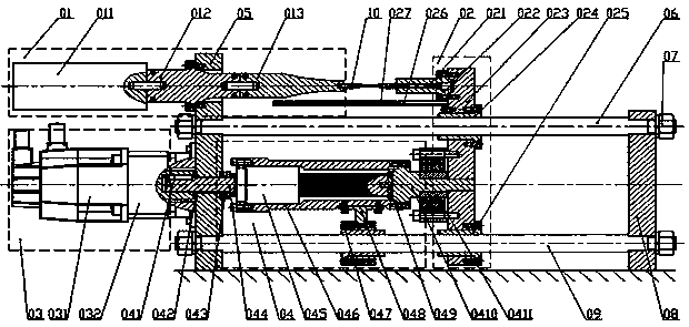 An ultrasonic fatigue average stress loading device