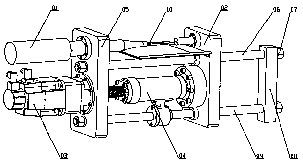 An ultrasonic fatigue average stress loading device