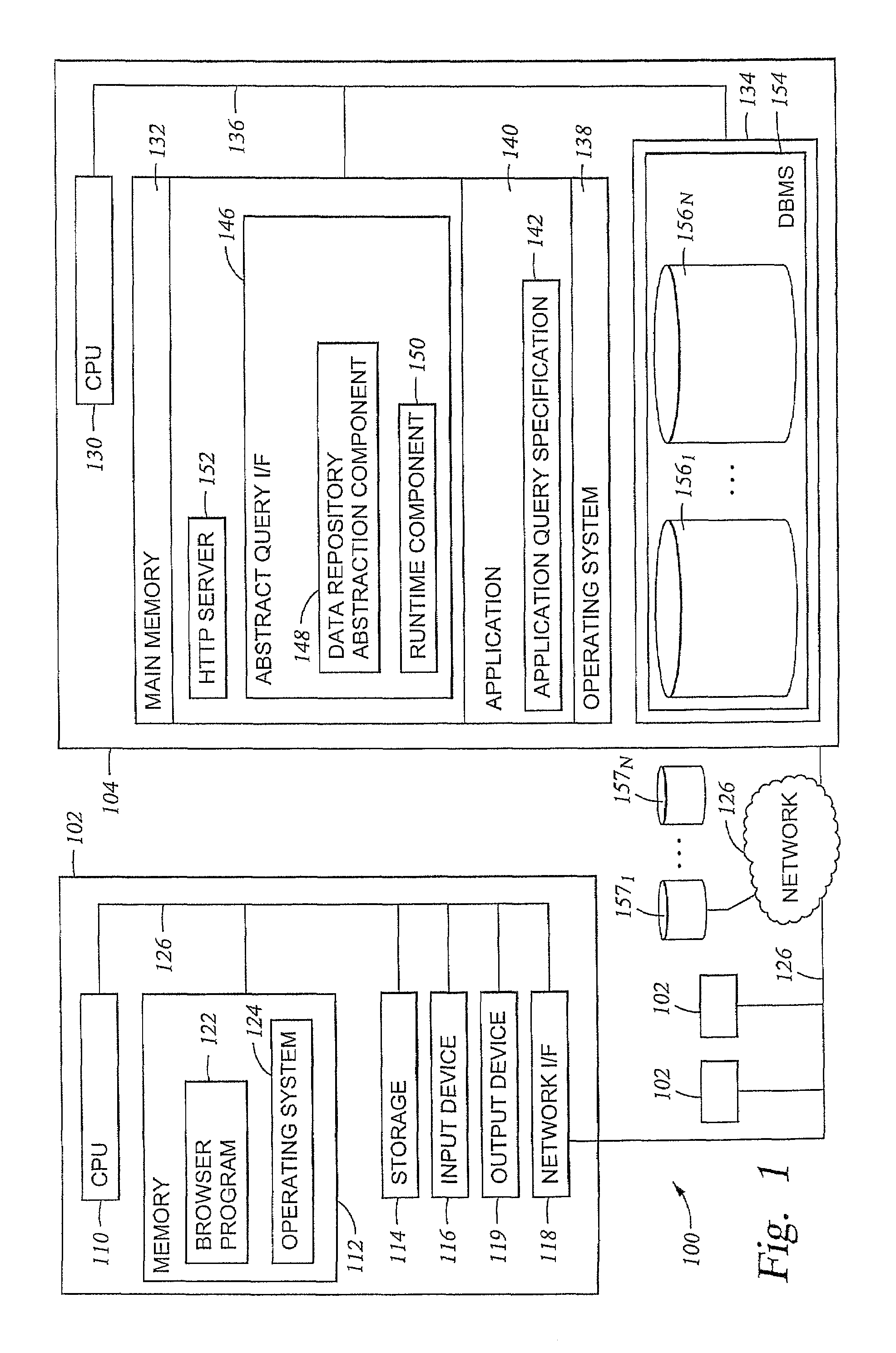 Dynamic content generation/regeneration for a database schema abstraction