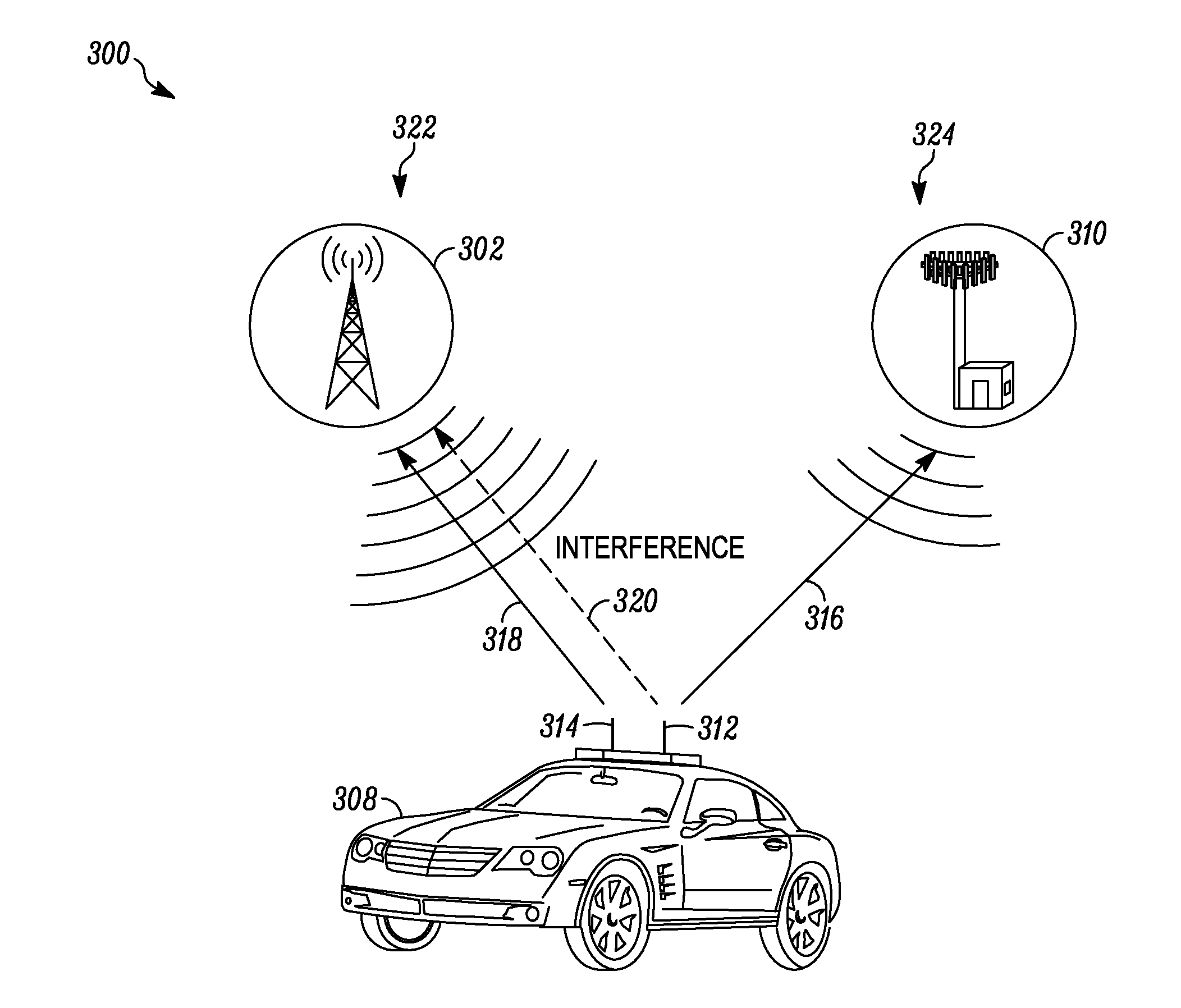 Methods and apparatus for detecting and mitigating radio interference among user equipment and base stations of geographically co-located and spectrally distinct wireless systems