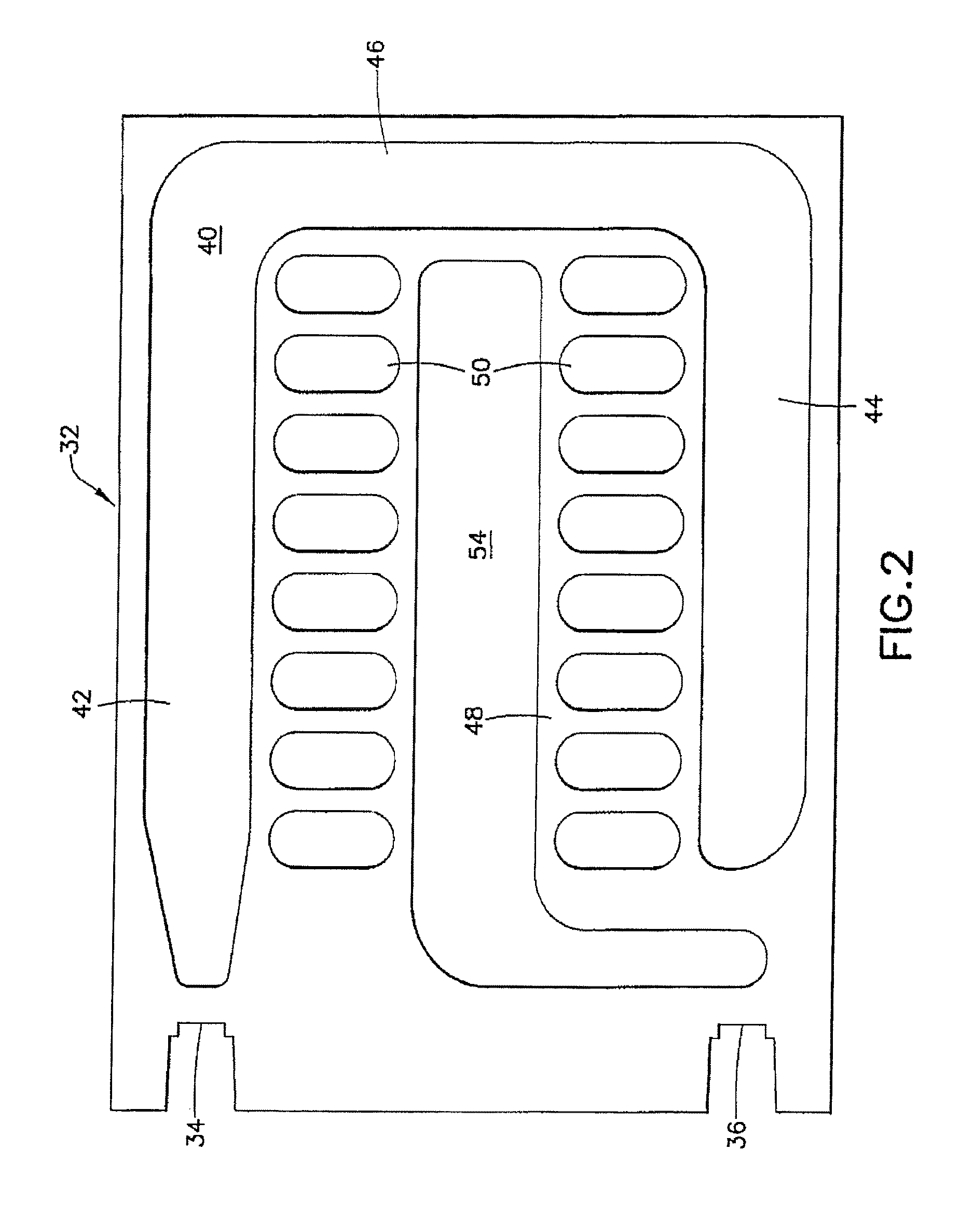 Thermal transfer device with spiral fluid pathways