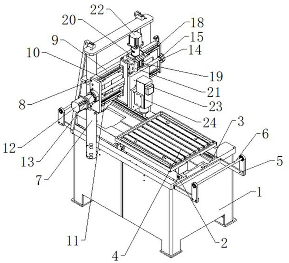 Building slotting machining instrument