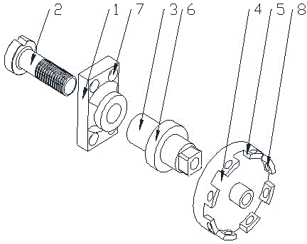 Rotary type music top frame for baby rooms