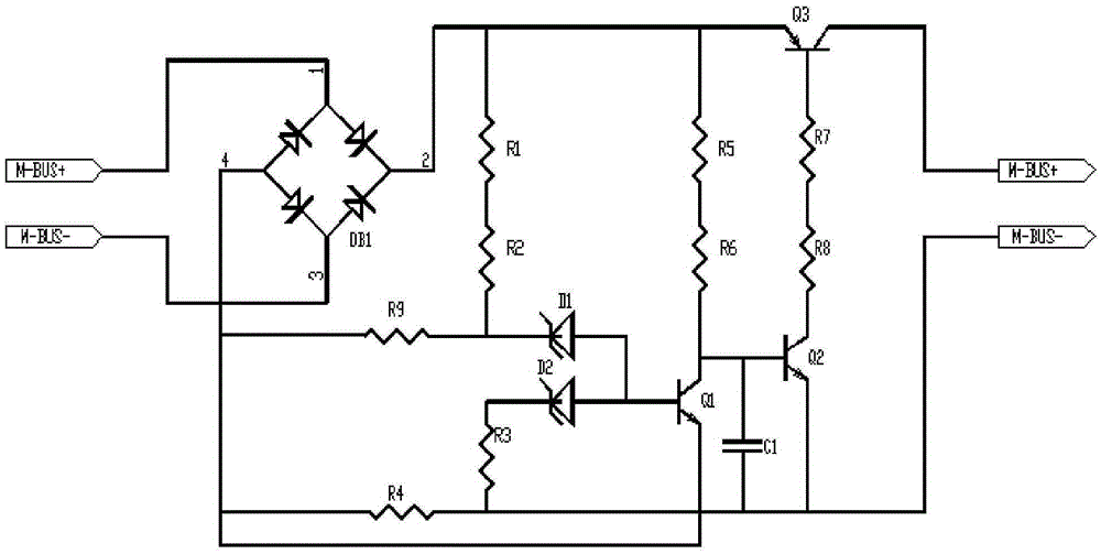 M-Bus protector with self-recovery function