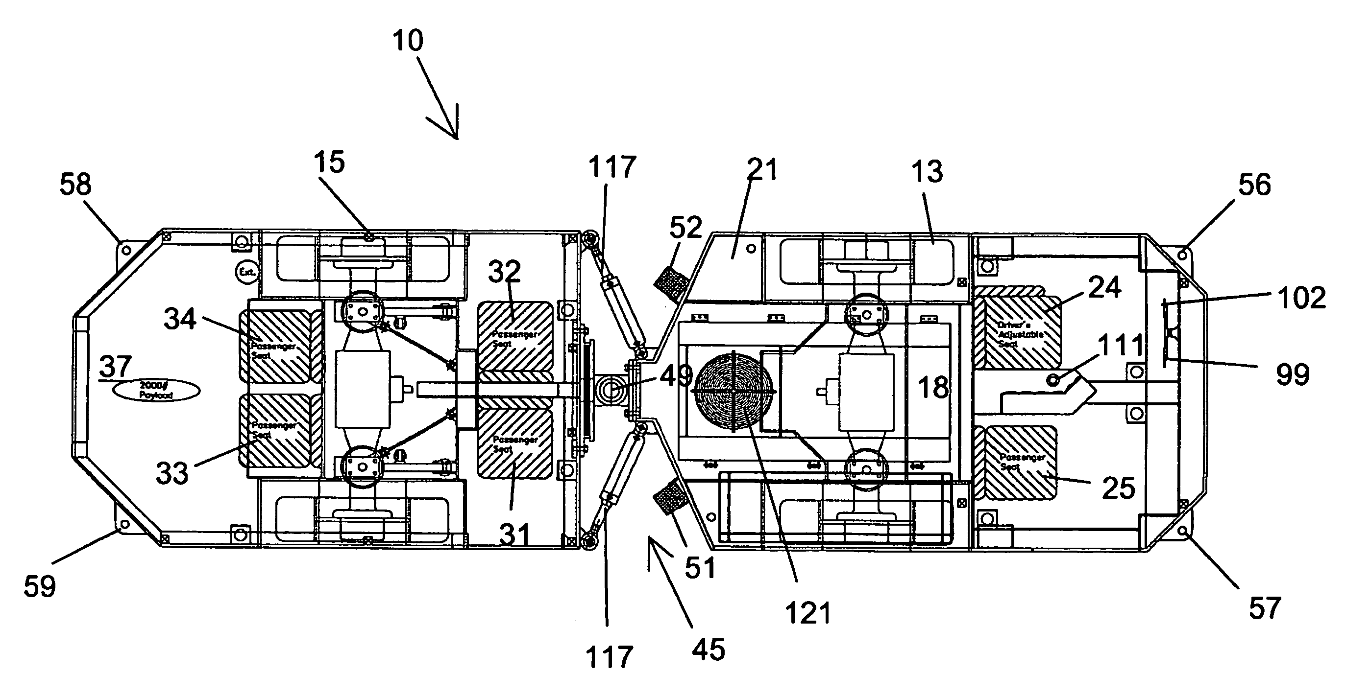 Mining utility transport vehicle