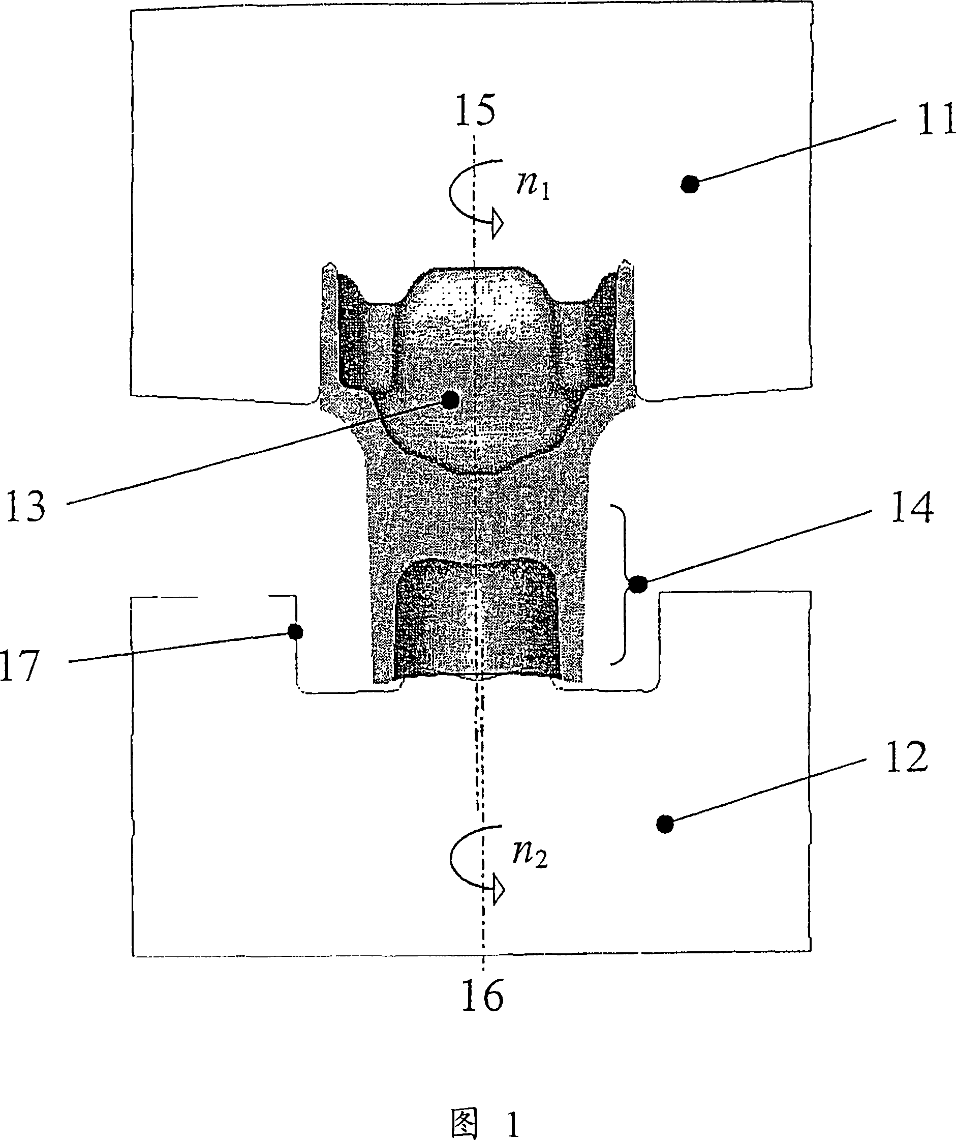 Method for producing rotationally symmetrical, undercut contours