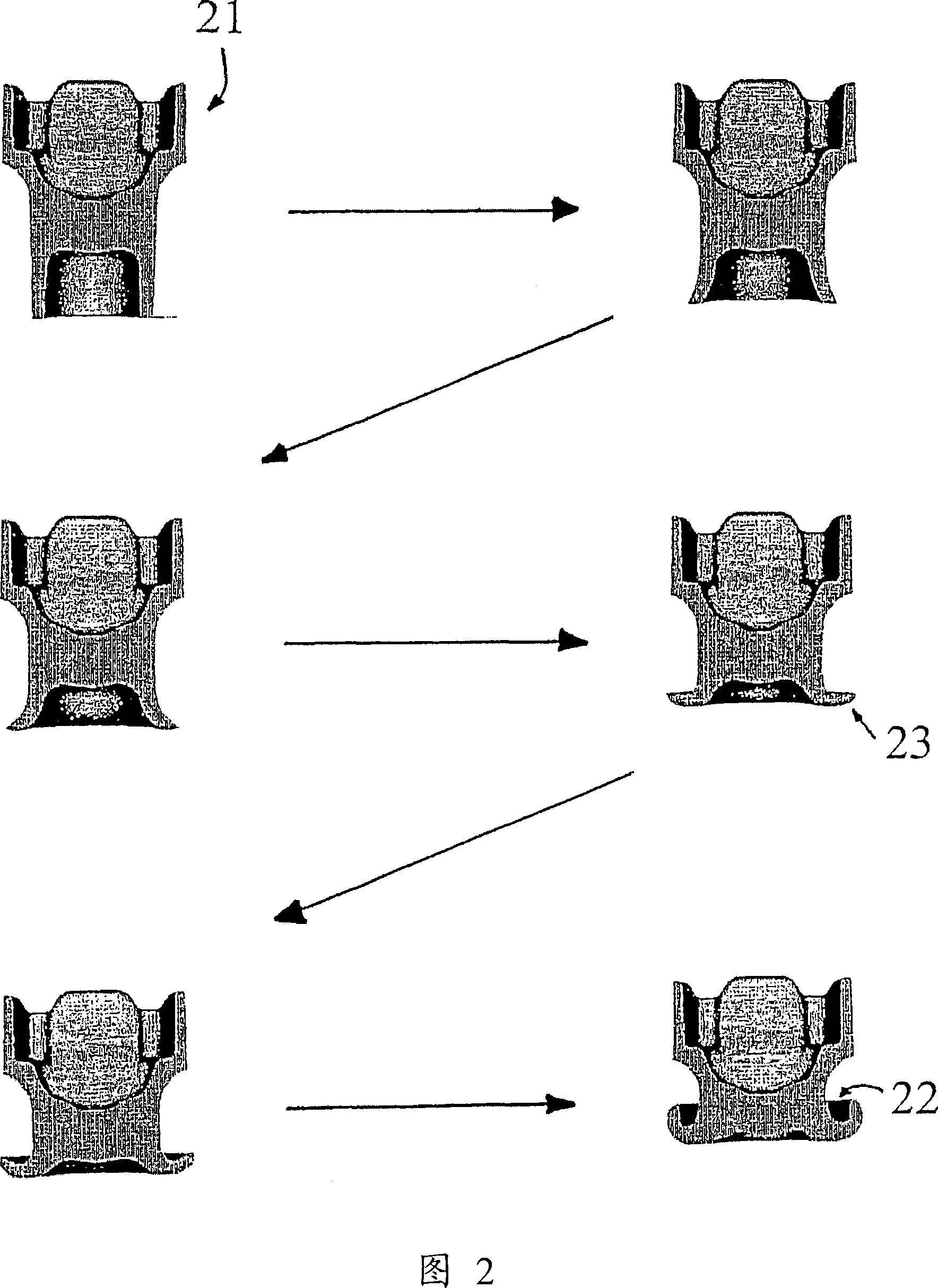 Method for producing rotationally symmetrical, undercut contours