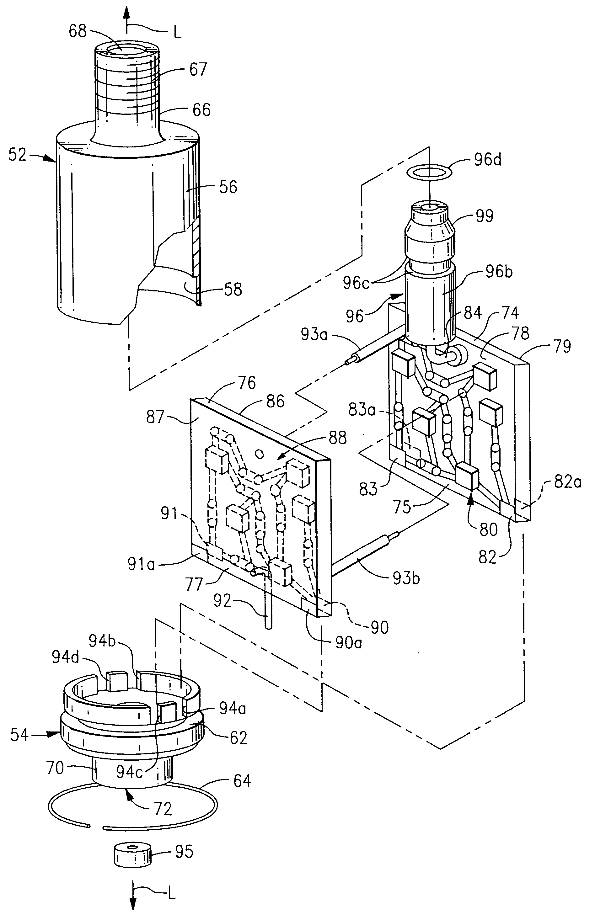 Electronic filter assembly