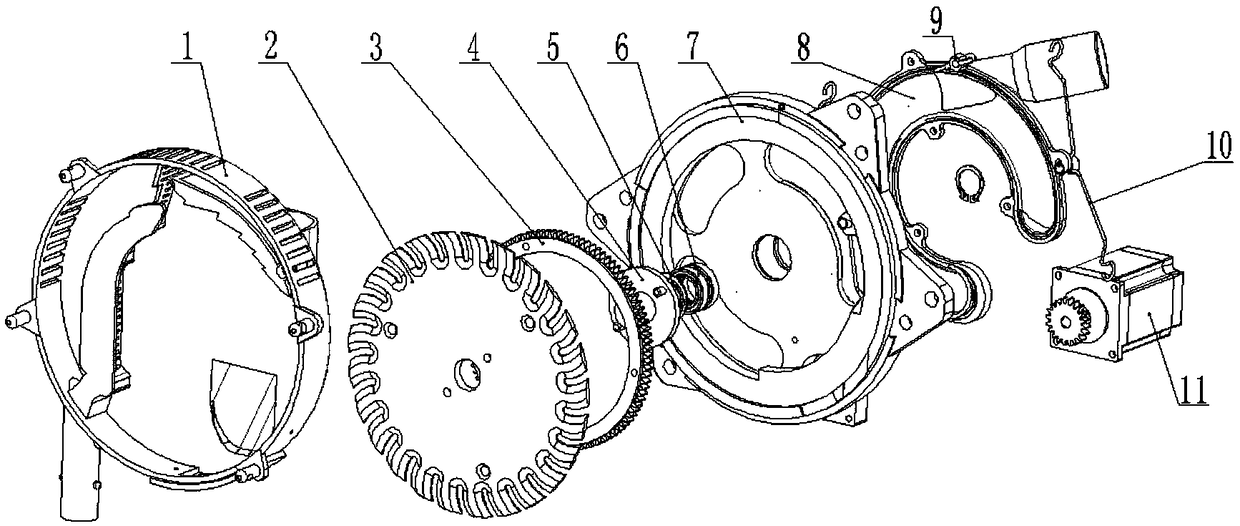 Air-suction and air-pressure type precise seed-metering device