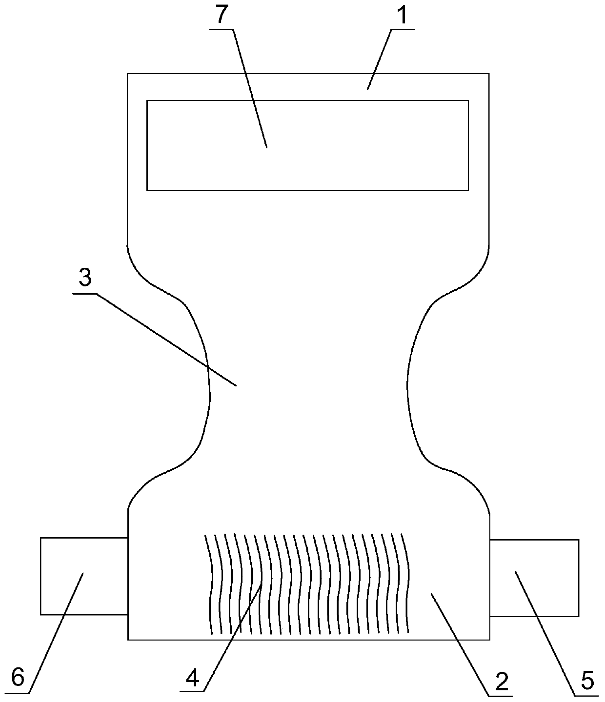 Drainage type paper diaper applicable to infants