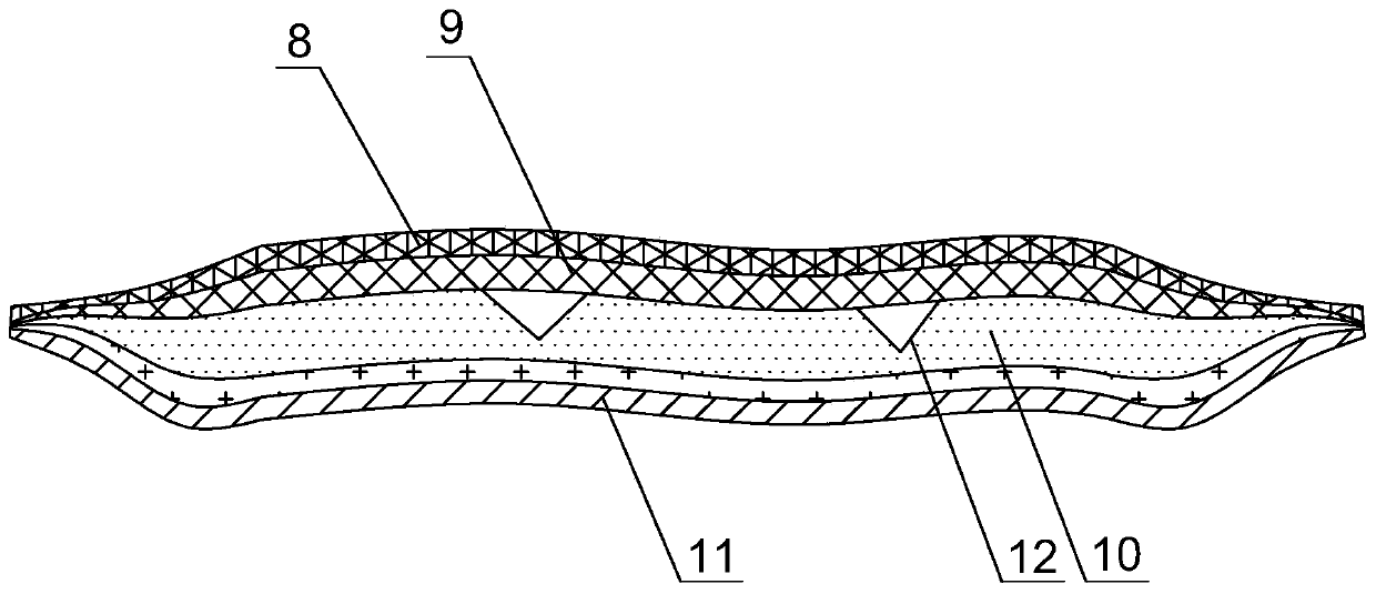 Drainage type paper diaper applicable to infants