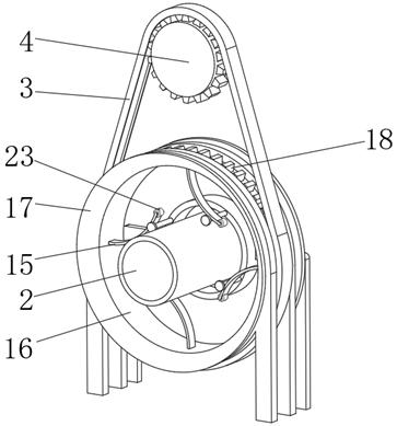 Rust removal equipment for steel pipe machining in field of constructional engineering