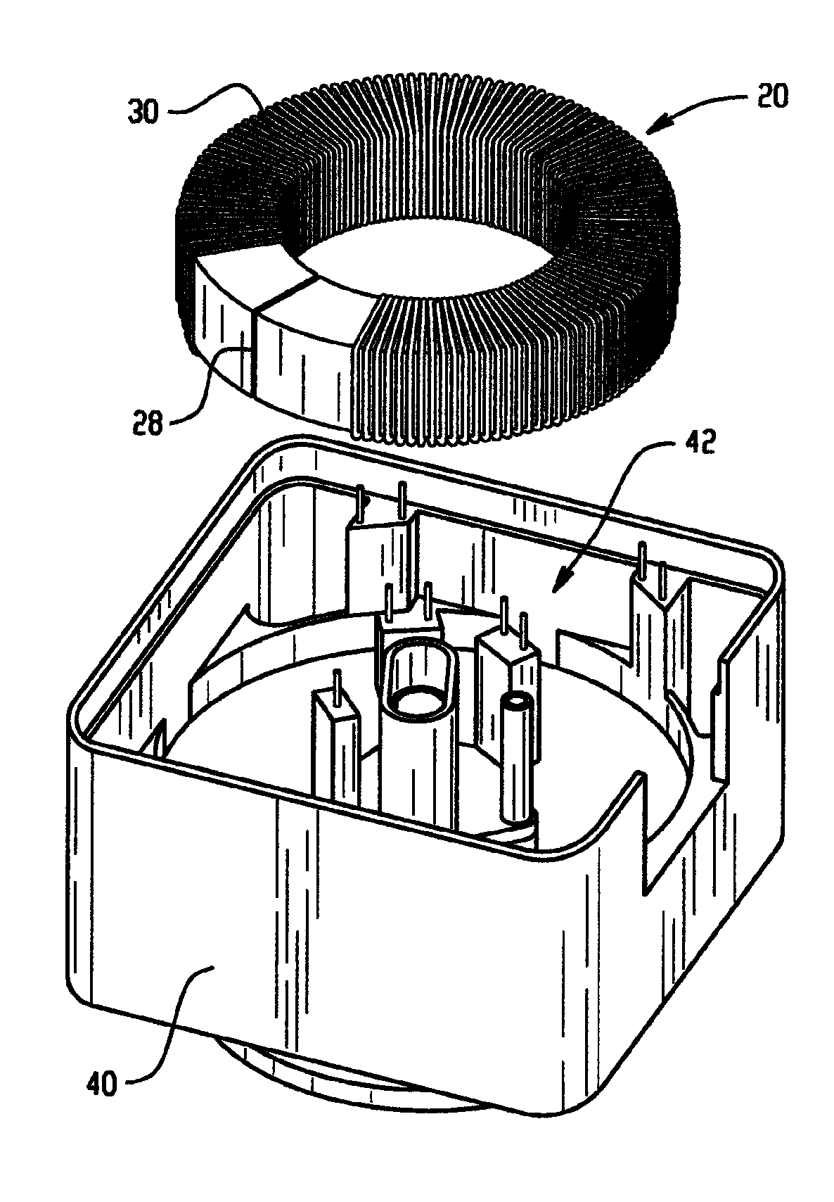 High voltage transformer and a novel arrangement/method for hid automotive headlamps