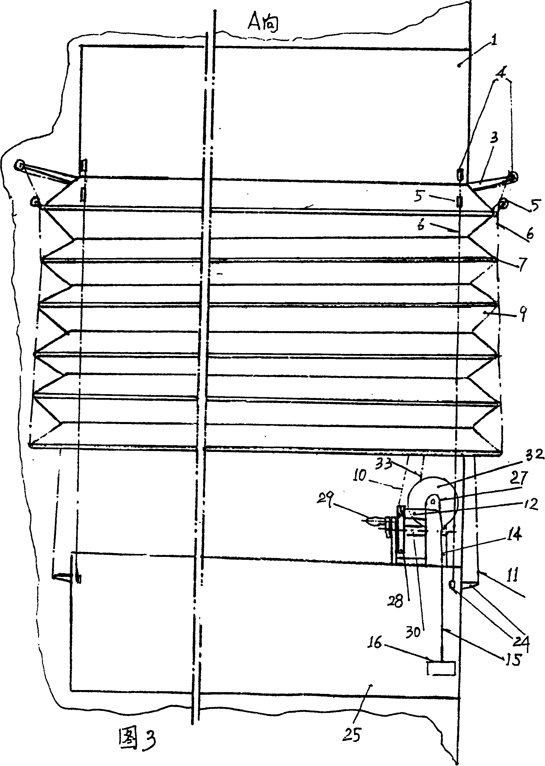 Diaphragm wet-sensing automatic curtain-covering type rain blocking-receiving device