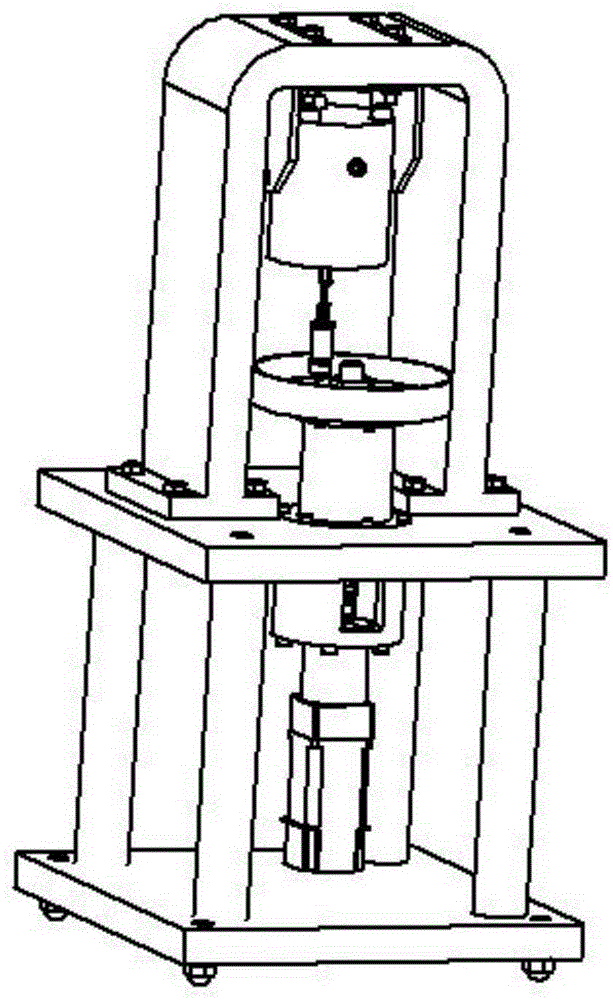 Small-load impact abrasion testing machine with tangential velocity