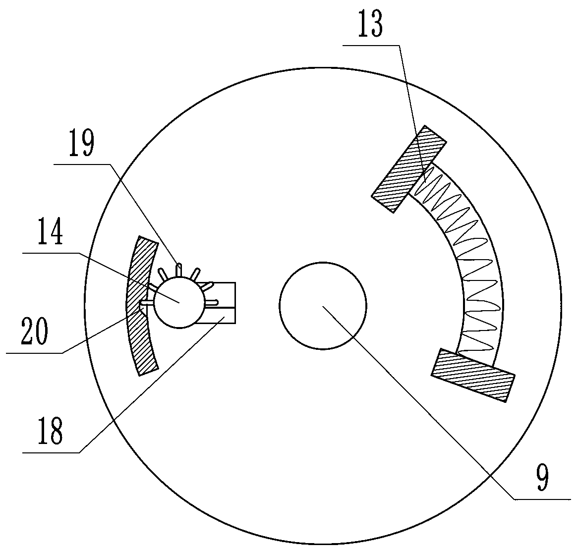 Rotary cleanable sludge granulator