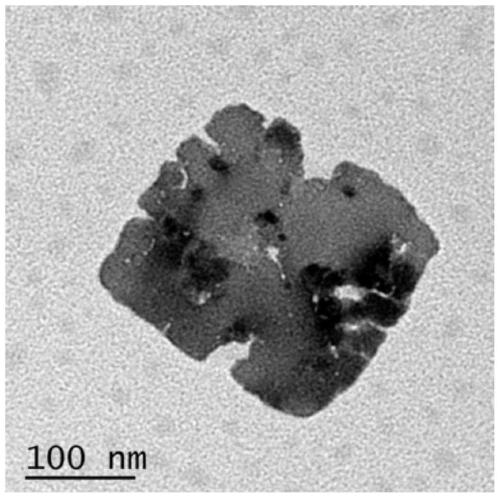 Two-dimensional nanocomposite, preparation method therefor and application of two-dimensional nanocomposite