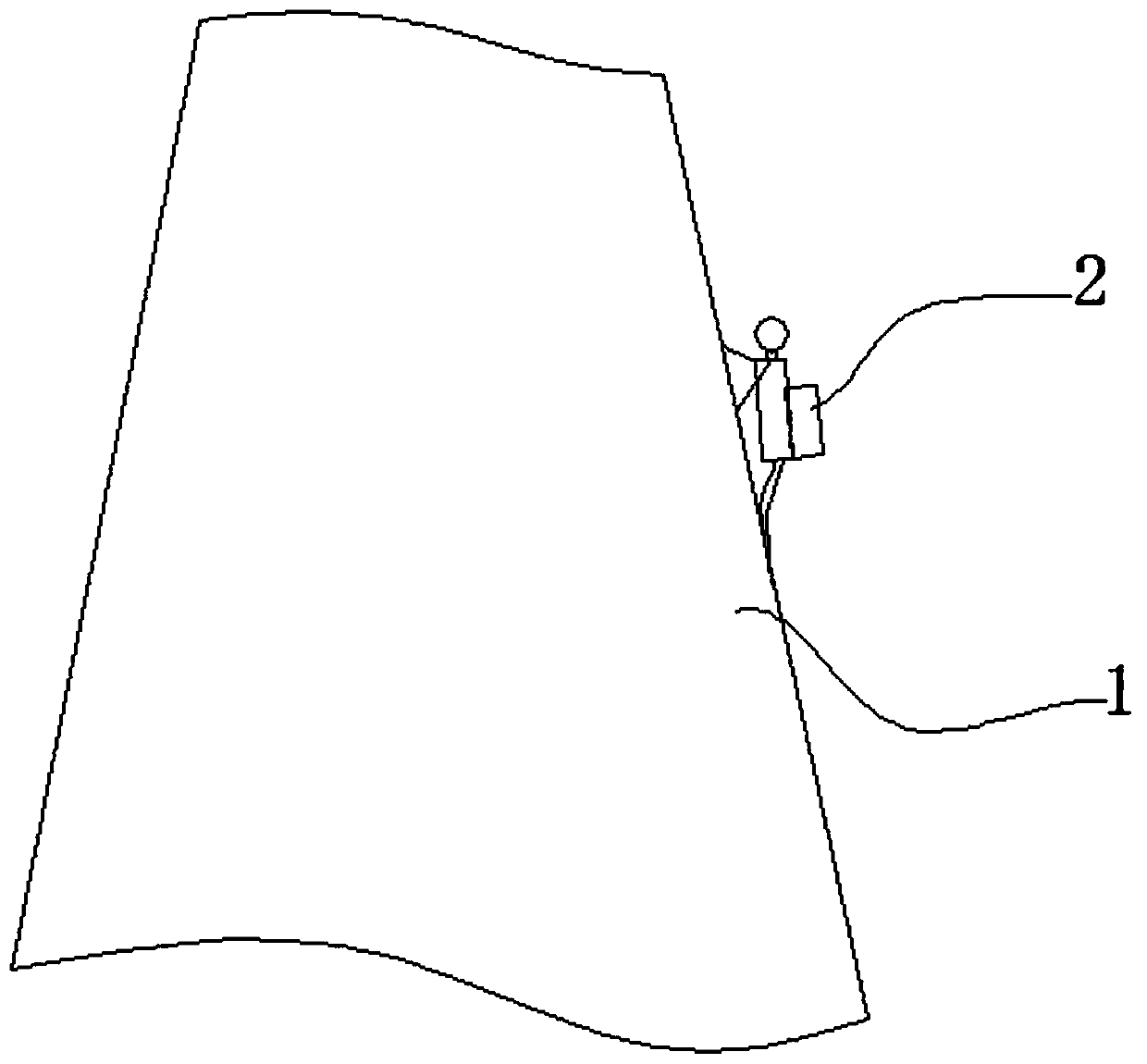 Electric automatic equipment maintenance protection device and use method thereof