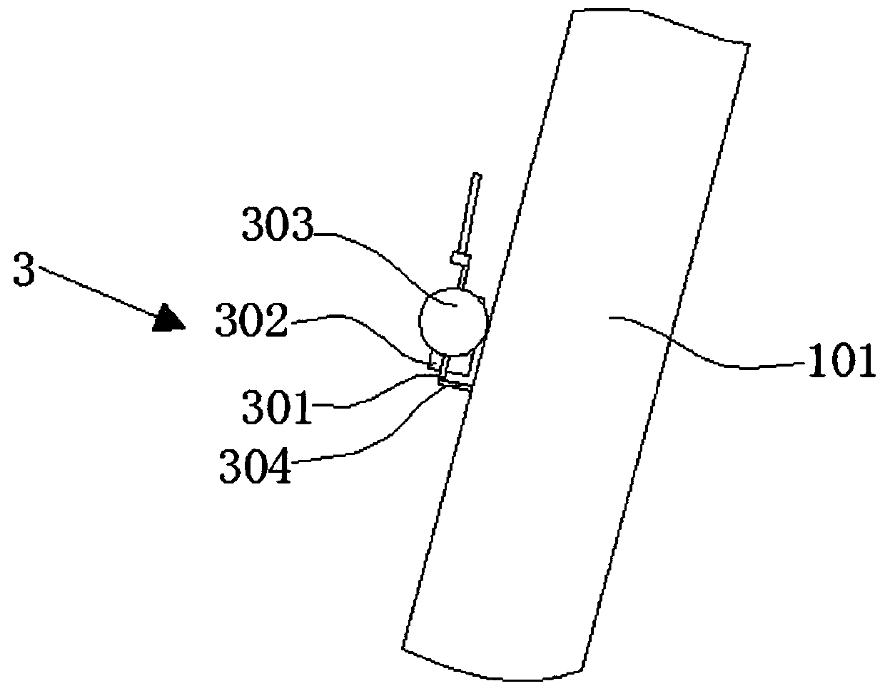 Electric automatic equipment maintenance protection device and use method thereof