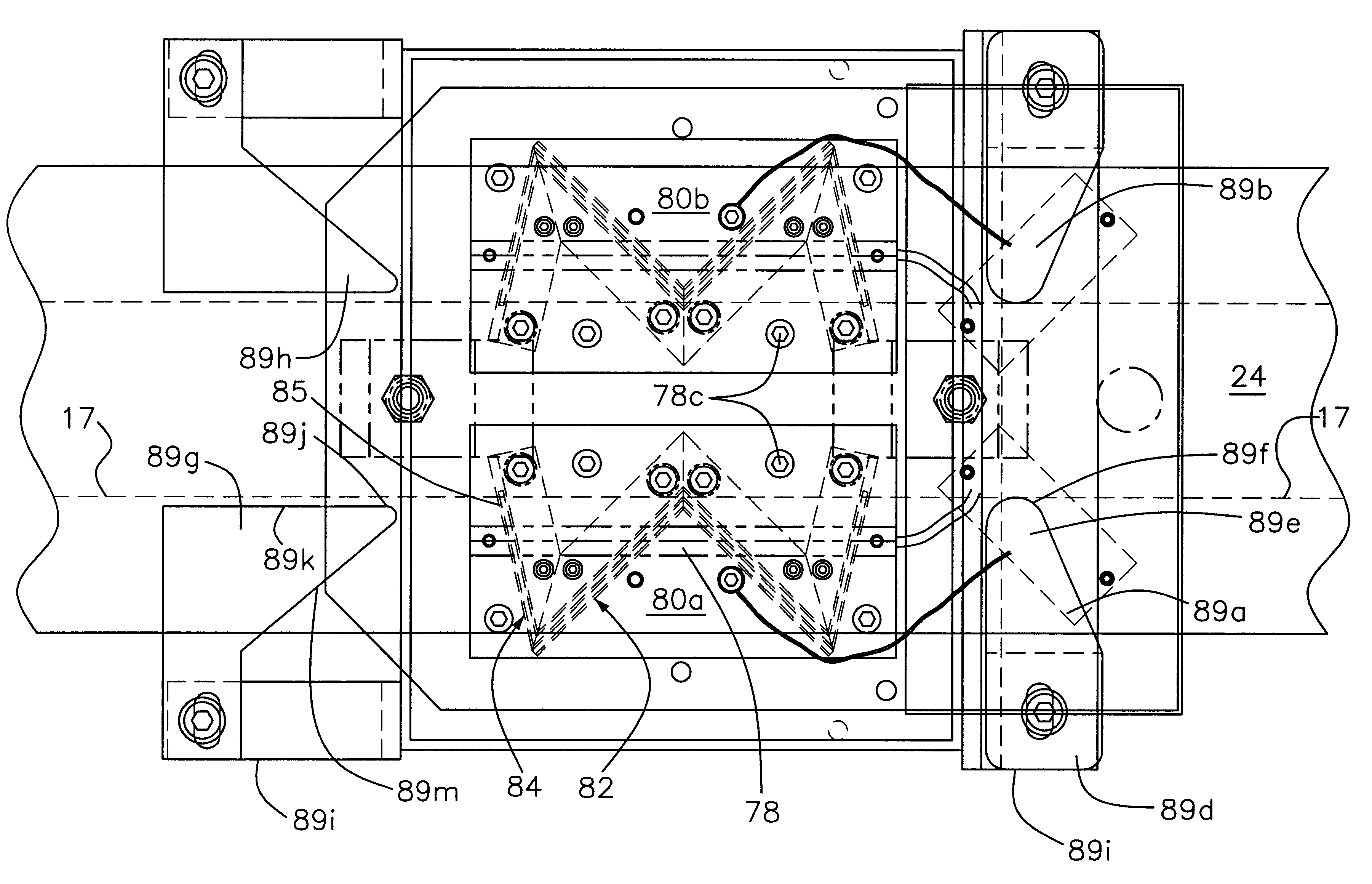 Apparatus for manufacture of a plastic bag with standup bottom wall