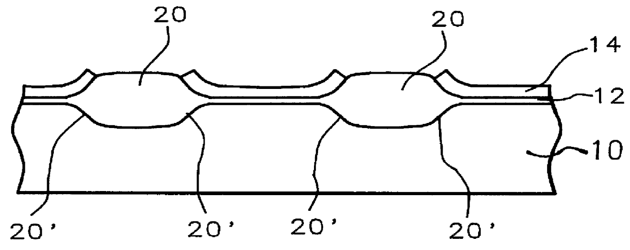 Method of making an improved field oxide isolation structure for semiconductor integrated circuits having higher field oxide threshold voltages