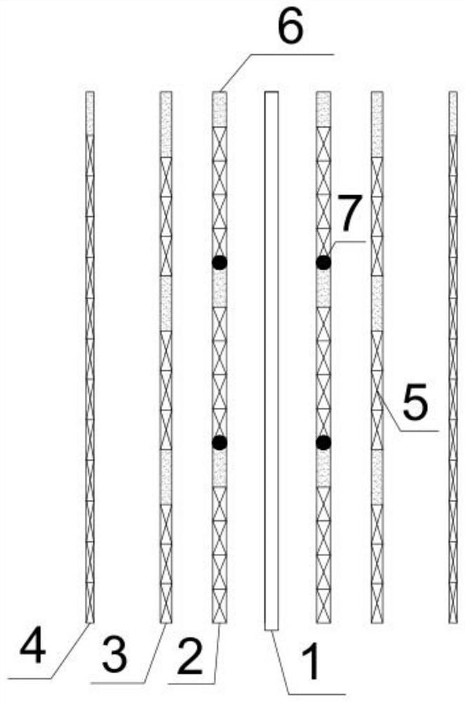 One-time blasting excavation forming method of offshore rock-socketed pile foundation