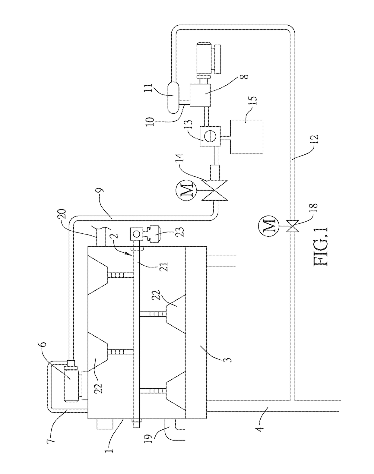 Steam heating type sewage treatment device