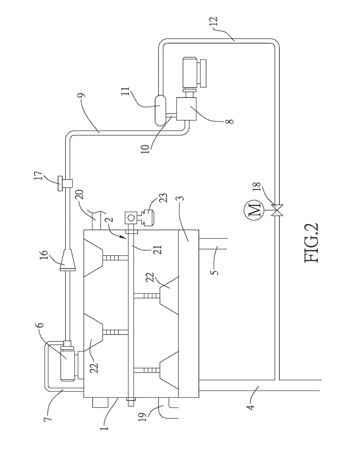 Steam heating type sewage treatment device