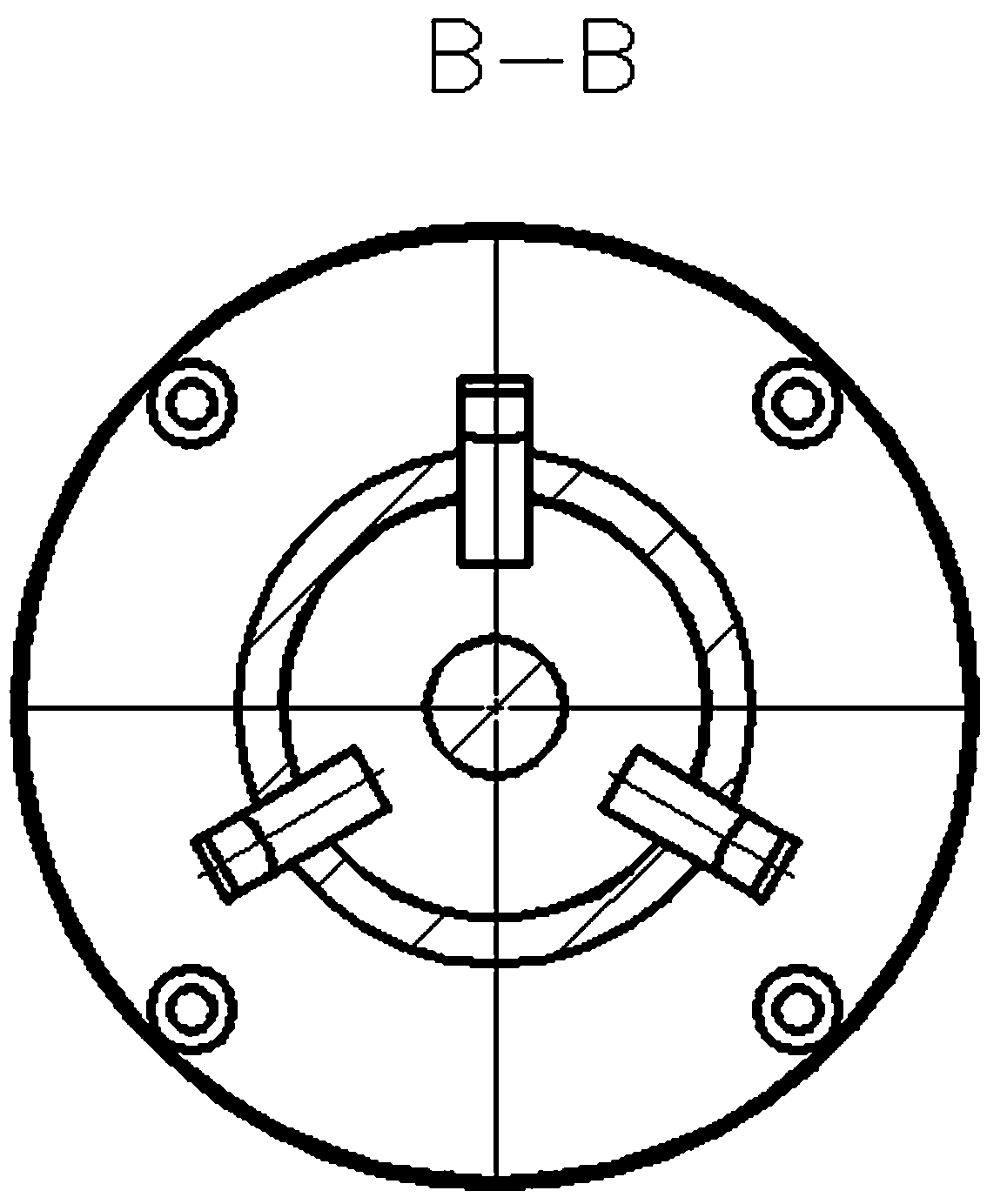 A combined structure with constant resistance and the ability to adjust radial and axial dimensions at the same time