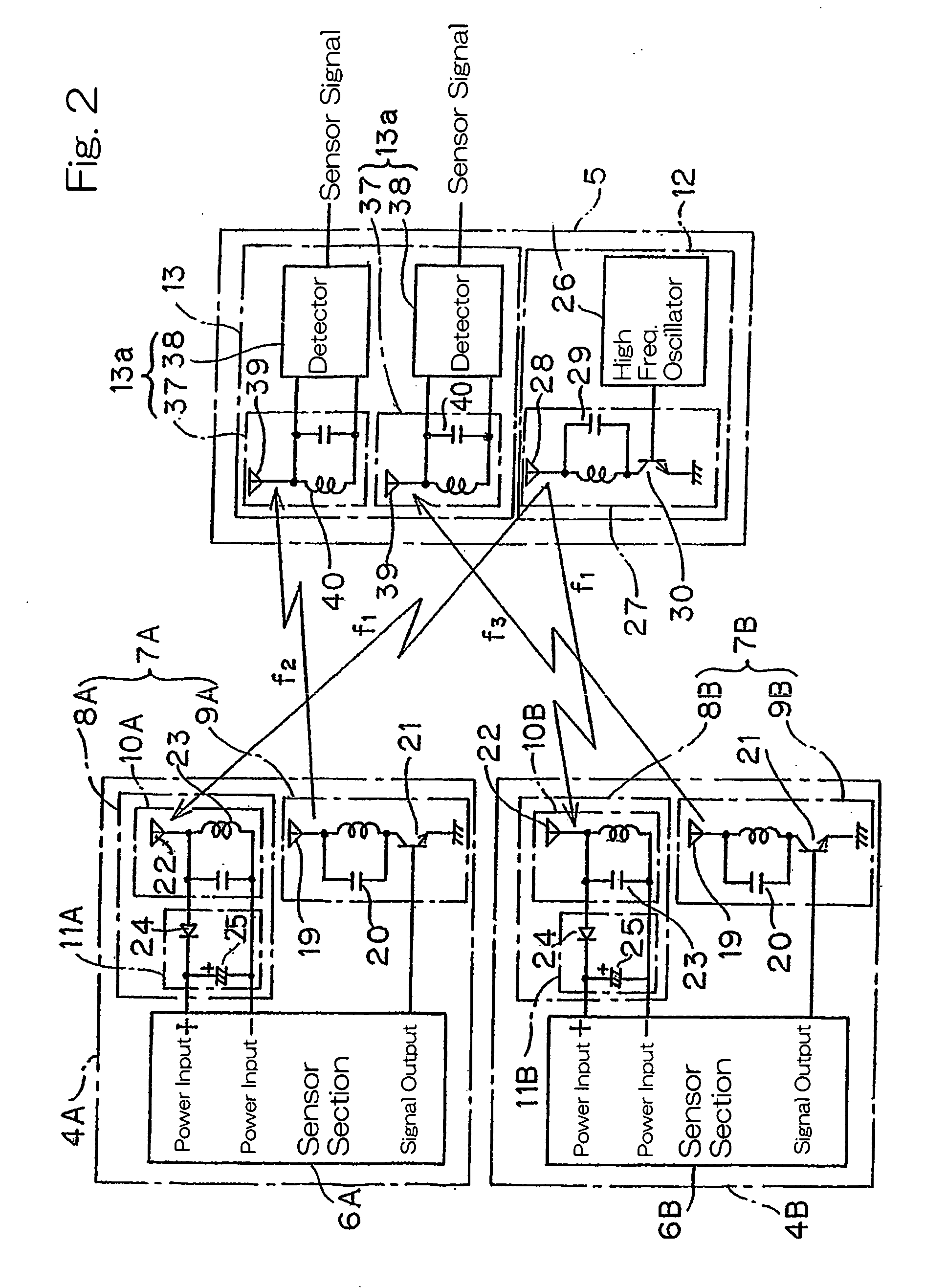 Wireless sensor system, and bearing apparatus with wireless sensor