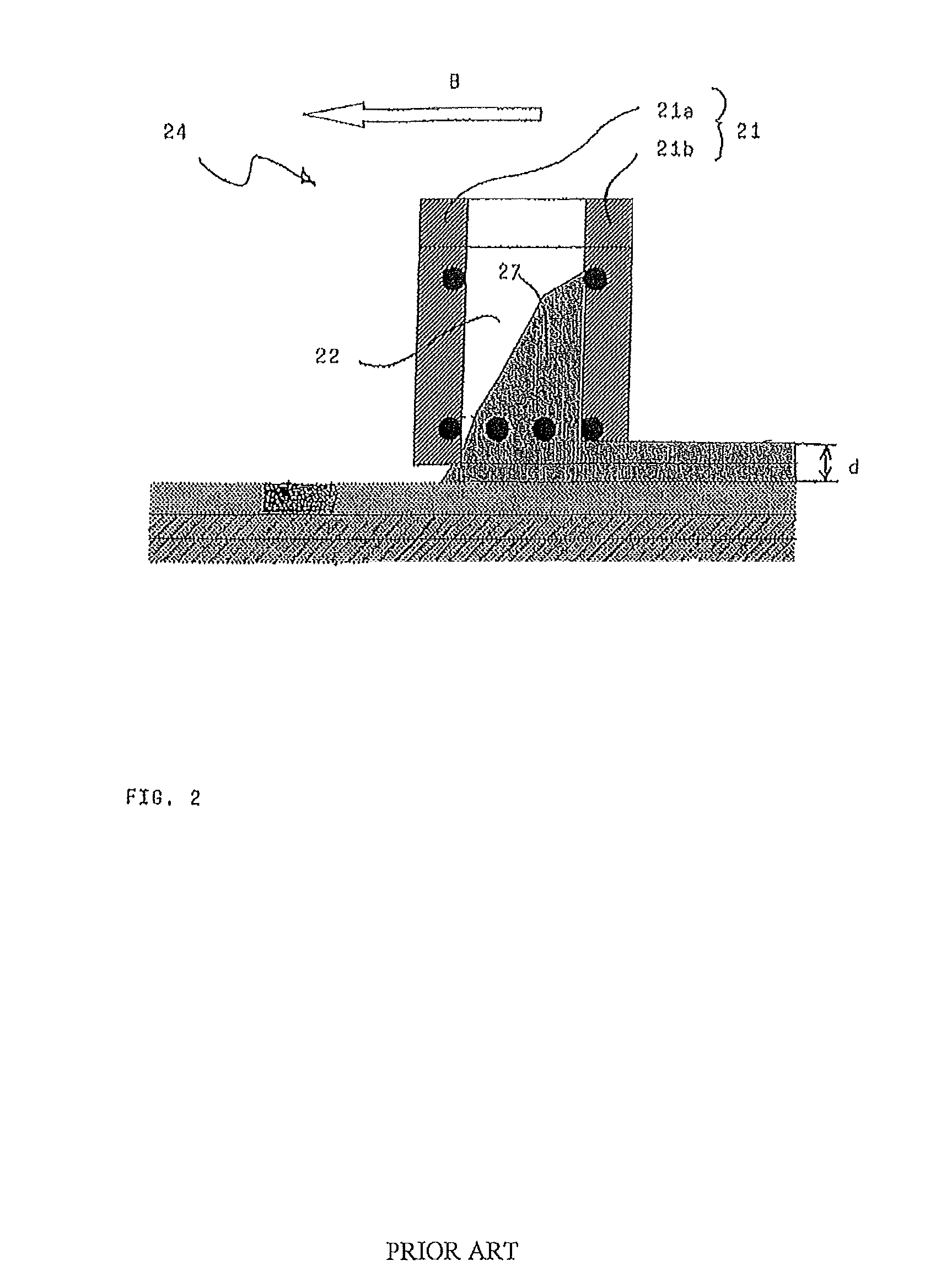 Layer application device for an electrostatic layer application of a building material in powder form and device and method for manufacturing a three-dimensional object