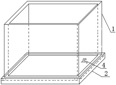 Container of filling body stability monitoring device under corrosion condition and manufacturing method