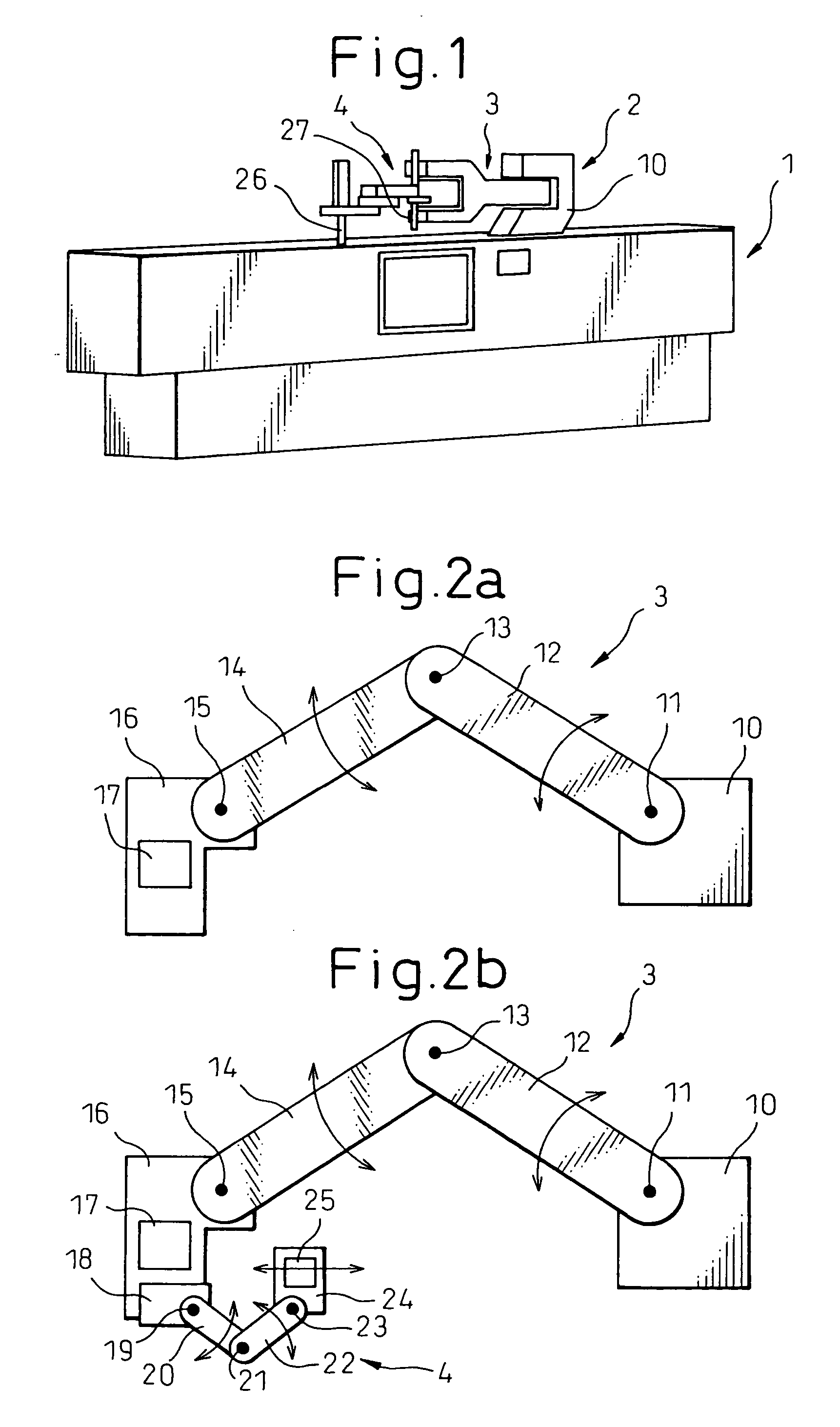 Extracting device of molded article