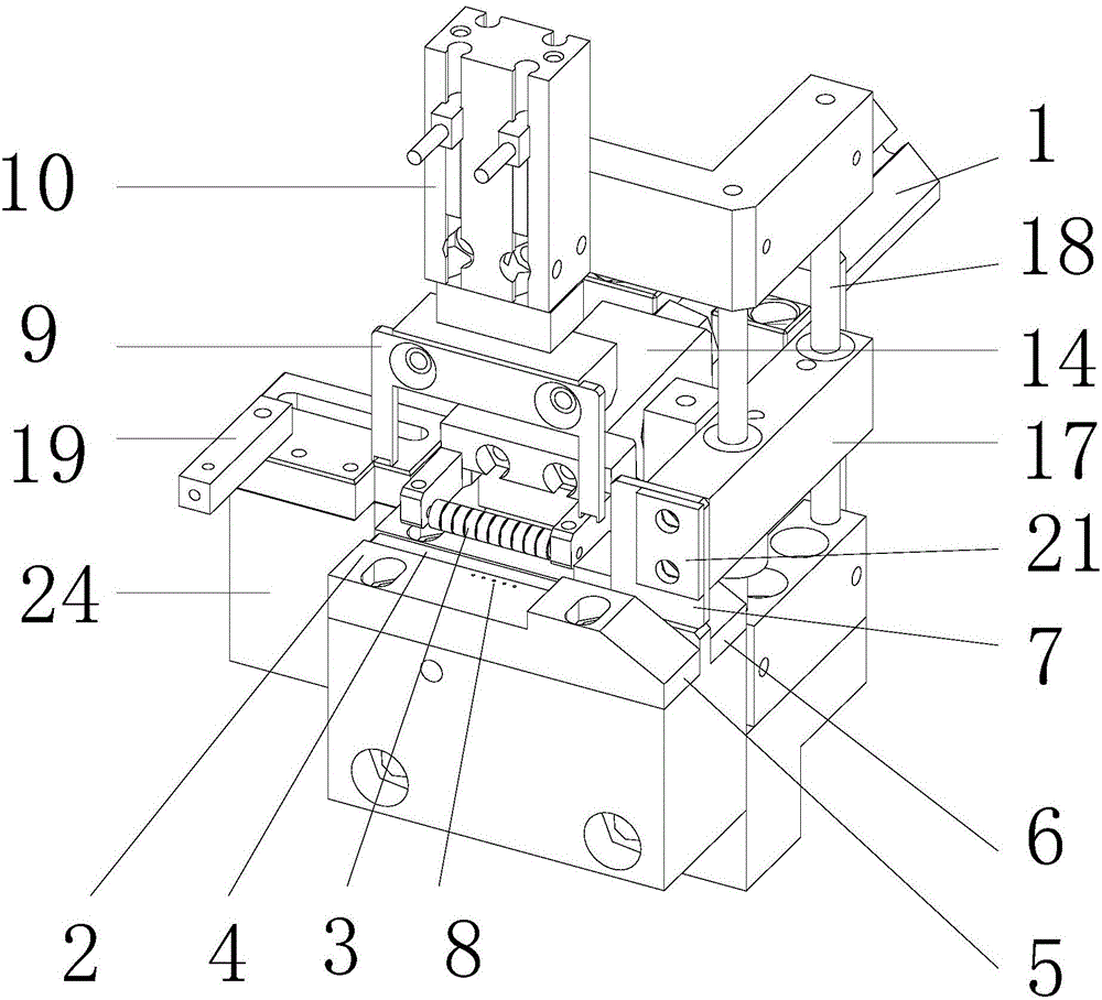 Power battery tab adhesive encapsulation device and adhesive encapsulation method thereof